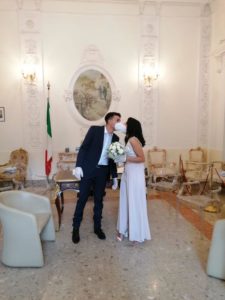 Il matrimonio a Monteforte Irpino di Federica ed Eugenio, comune monteforte irpino, costantino giordano sindaco monteforte irpino, sposi campania, federica ed eugenio finanzieri, amore, wedding campania, wedding, matrimonio campania, matrimonio campania post covid-19