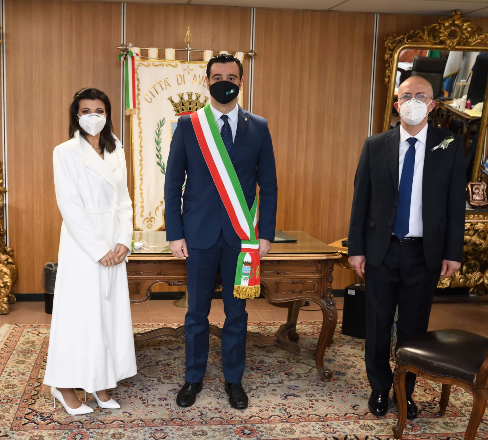 Il primo matrimonio 2021 in Italia, Il primo matrimonio 2021 in Italia oggi ad Avellino, primo wedding 2021 italia, primi sposi in italia 2021, wedding 2021, sposi 2021, sposincampania rivista web, gianluca festa sindaco avellino, avellino, comune di avellino, boris giordano fotografo, boris giordano, first wedding 2021, first wedding 2021 italy, bride 2021
