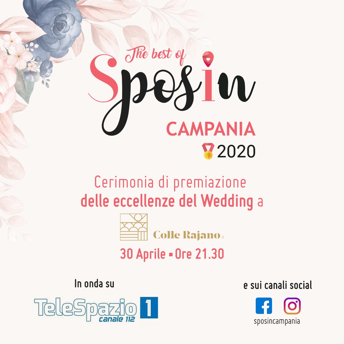 The Best of Sposincampania 2020, The Best of Sposincampania, SposIn Campania, Telespazio, Gianni Molaro, wedding campania, wedding, premi wedding campania, matrimoni campania, sposi campania, premiazione sposincampania, eventi campania