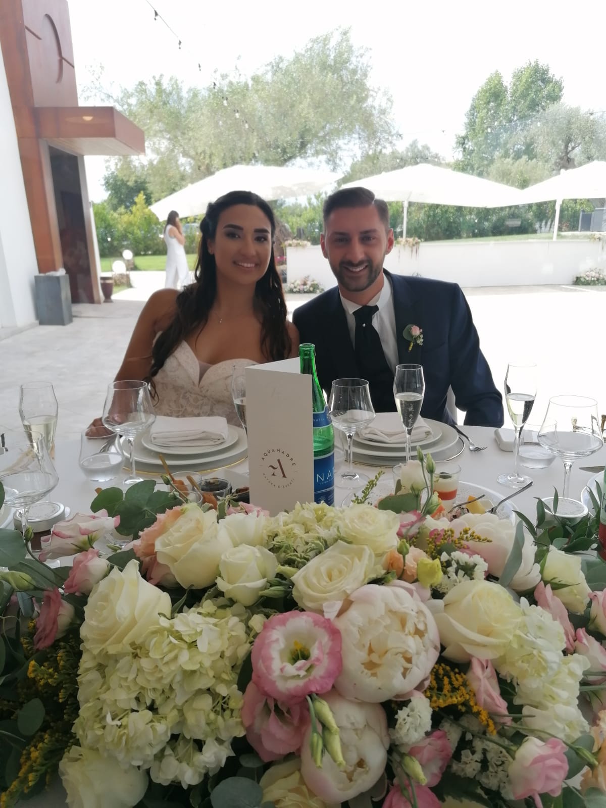 Aquamadre: il matrimonio Live social di Fabiana e Domenico