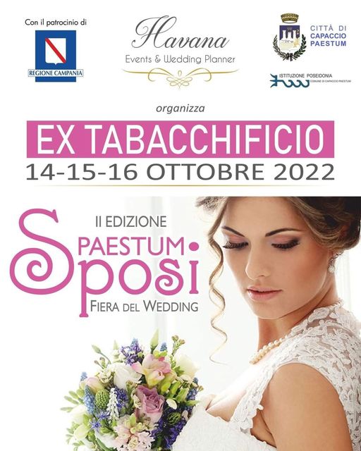 Paestum Sposi: da domani a domenica 100 aziende vicine alle coppie, paestum sposi, alex belli, sposincampania media partner, luca flauto, paestum, comune di capaccio paestum, ex tabacchificio paestum