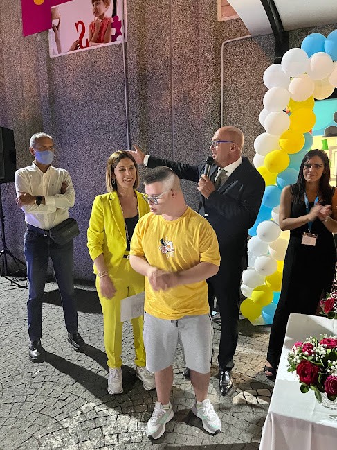 L'impegno nel sociale di Maria La Marca per regalare sorrisi e gioia, maria la marca, maria la marca wedding planner, domenico manna, centro iso riabilitativo aps pomigliano d'arco