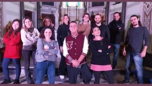 Martina Nappi e il Coro Mev con Franco Ricciardi al Maradona, Martina Nappi, Martinappi Ensemble Vocale, Martinappi, Mev in 4 Martinappi, Cor Mev Martinappi, Franco Ricciardi, Stadio Maradona, concerto franco ricciardi
