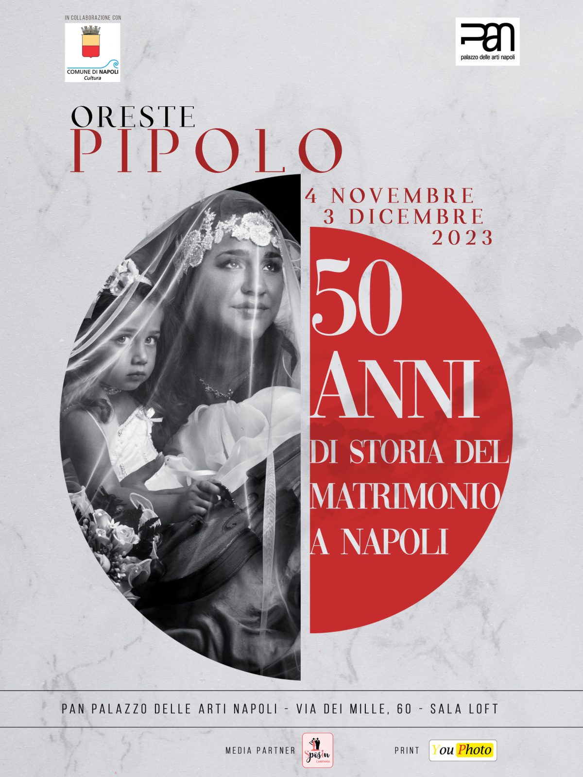 Pipolo: 50 anni di storia del matrimonio a Napoli, oreste pipolo, studio fotografico oreste pipolo, sposincampania, sposincampania media partner, mostra fotografica oreste pipolo, mostra 50 anni matrimonio a napoli, napoli, eventi, eventi napoli, pan, pan napoli, mostra matrimonio napoli