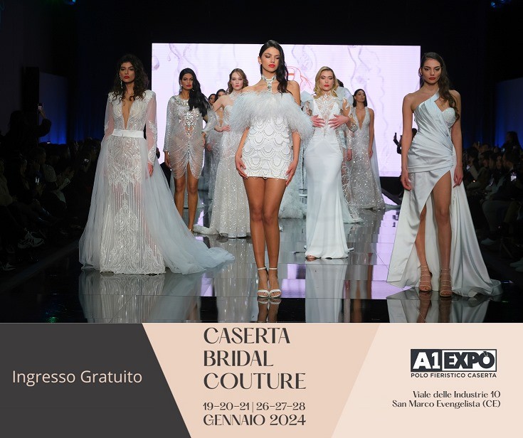 Caserta Bridal Couture: 2 week-end in fiera tra arte, moda ed artigianato